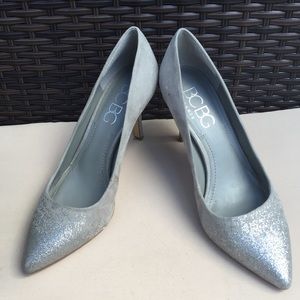 Silver High heels